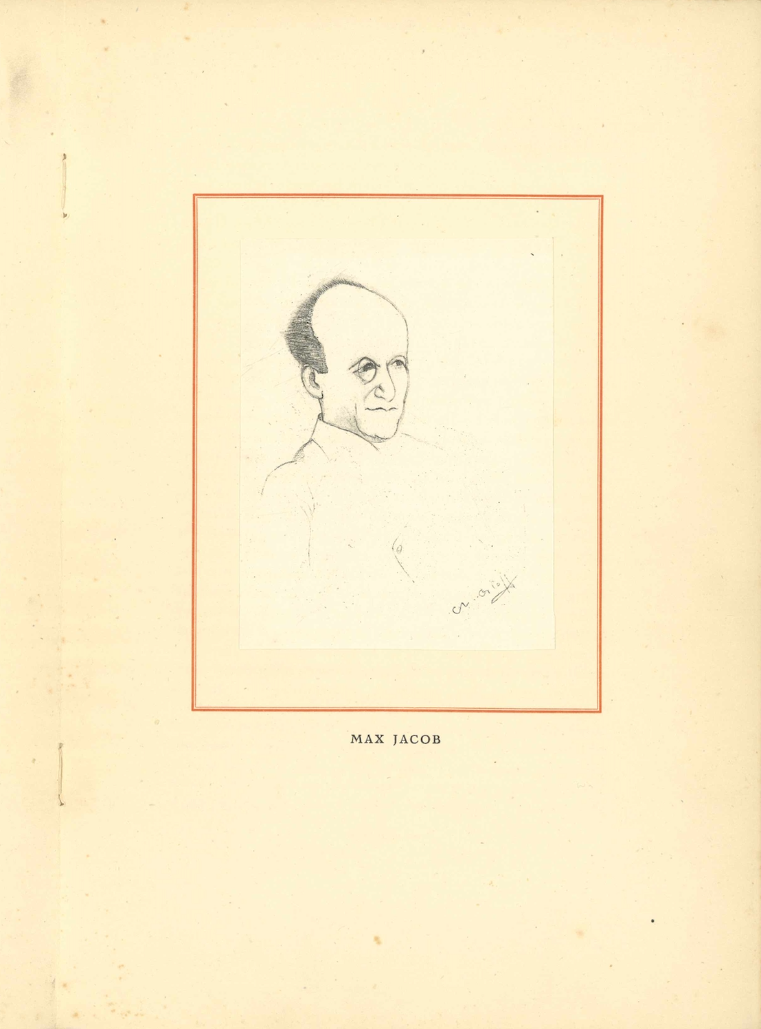 Portrait de Max Jacob